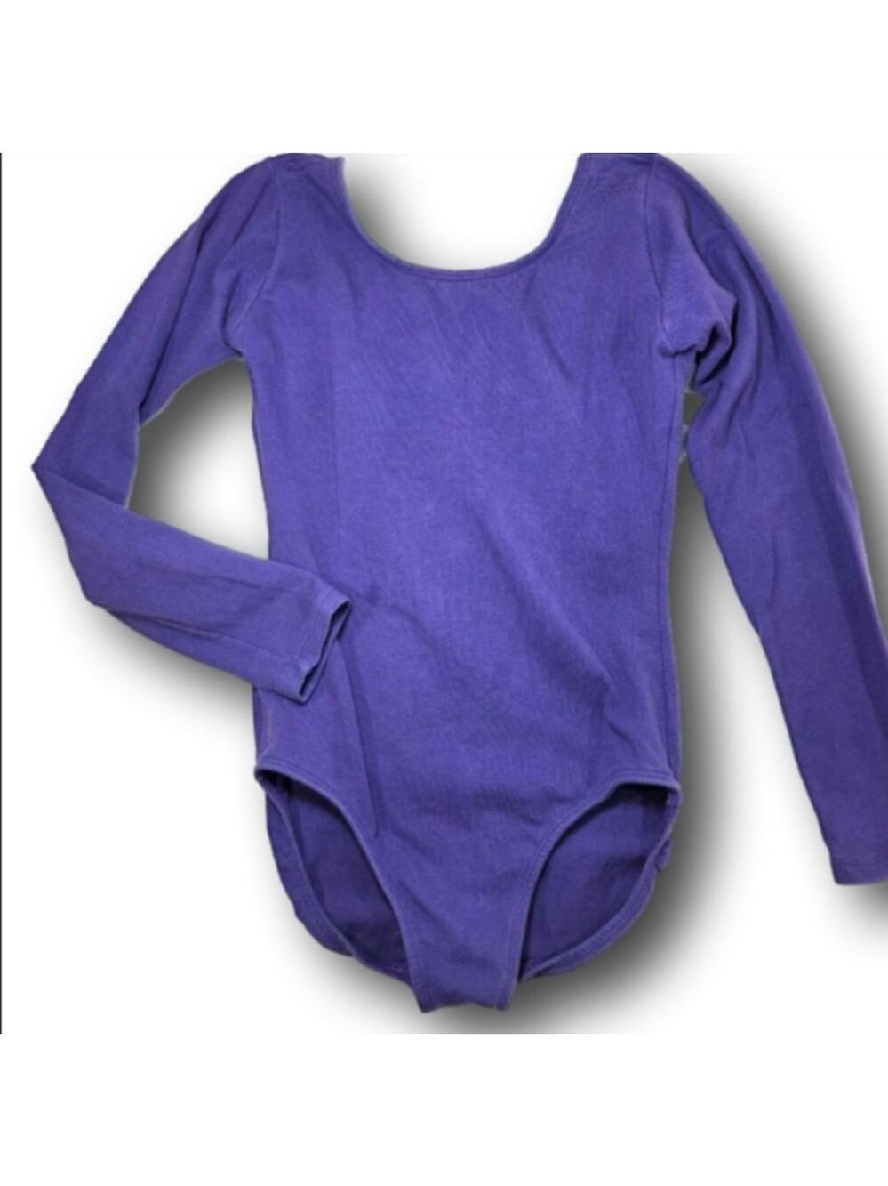 Girls EUROTARD Purple Long Sleeve Dance Leotard One Size